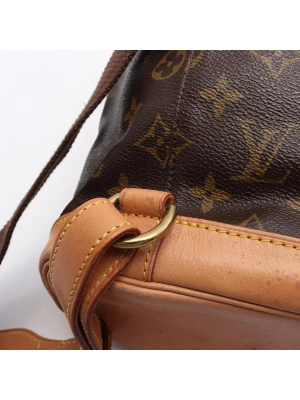 Louis Vuitton Backpack Montsouris GM Canvas Leather